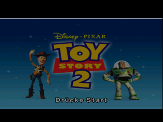 Toy Story 2 title screen for Nintendo 64